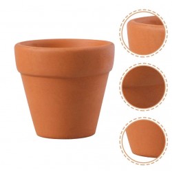 Ceramic Flower Pot Terracotta Pot Clay Pottery Planter Red Pottery Pot Flower Pot Office Desktop Flower Pot