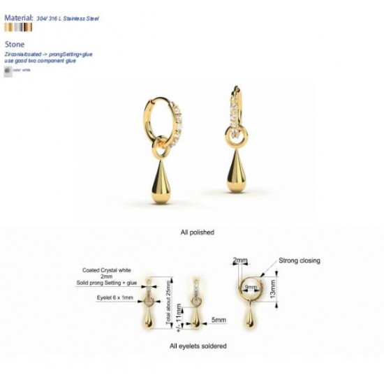 Stainless steel necklaca、 bracalet 、earing、ring、Jewelry set