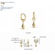 Stainless steel necklaca、 bracalet 、earing、ring、Jewelry set