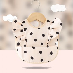 Baby bib Nordic style angel feeding pocket burp Girl Boy baby meal bib waterproof easy to clean bibs