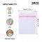 2Pcs/7Pcs 6Size Transparent Zippered Laundry Fine Mesh Pocket Reusable Sturdy for Washing Machine Laundry Protection