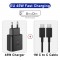 PD 45W Super Fast Charger For Samsung Galaxy S22 S23 Ultra Note 10+ 5G 20 USB Type C Cable Fast Charging Phone Charger Adapter