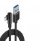 90 Degree USB Data wire Fast Charger Cable for iPhone 12 11 Pro 14 13 MiNi XR XS MAX 7 8 6S Plus SE Original Charging cord 2m 3m