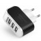 LED 3Ports Triple USB 5V 3.1A Travel EU Plug Wall AC Charger Adapter for IPhone x 9 5 6 for Samsung Galaxy S9 S8 S5 for LG G3 G4