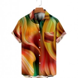 2023 Hawaiian Shirt Oversized 3D Printing Mens Summer Anime Floral Dazn Short Sleeve Tops Casual Pattern Fashion Male Clothes
