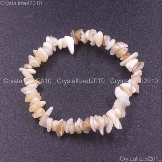 Handmade 5-8mm Mixed Natural Gemstone Chip Beads Stretchy Bracelet Healing Reiki