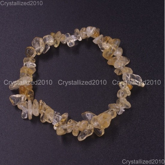 Handmade 5-8mm Mixed Natural Gemstone Chip Beads Stretchy Bracelet Healing Reiki