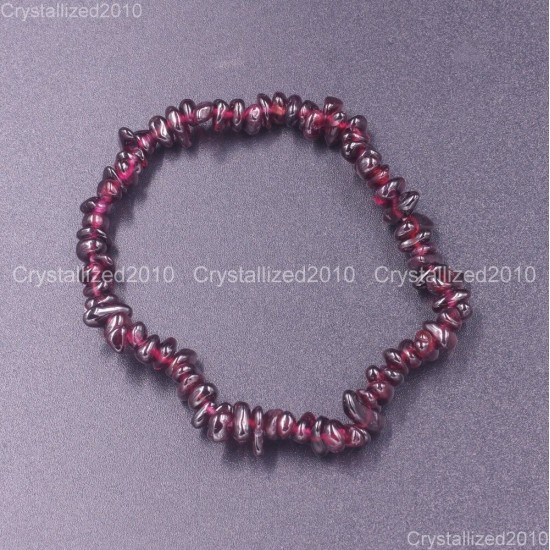 Handmade 5-8mm Mixed Natural Gemstone Chip Beads Stretchy Bracelet Healing Reiki