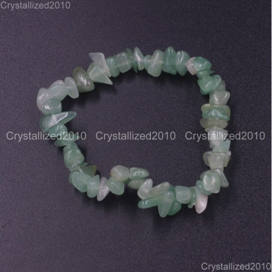 Handmade 5-8mm Mixed Natural Gemstone Chip Beads Stretchy Bracelet Healing Reiki