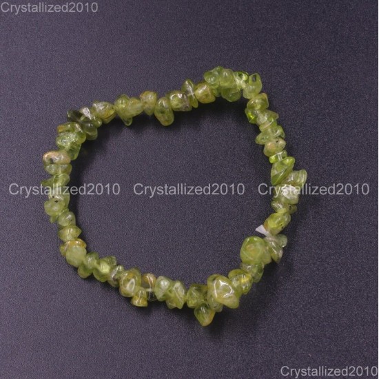 Handmade 5-8mm Mixed Natural Gemstone Chip Beads Stretchy Bracelet Healing Reiki