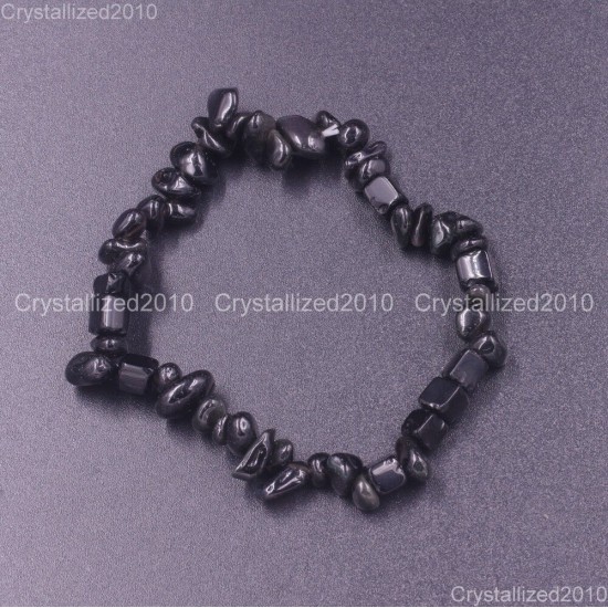 Handmade 5-8mm Mixed Natural Gemstone Chip Beads Stretchy Bracelet Healing Reiki