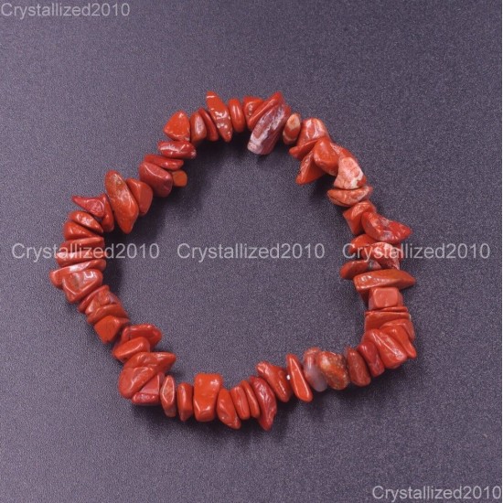 Handmade 5-8mm Mixed Natural Gemstone Chip Beads Stretchy Bracelet Healing Reiki