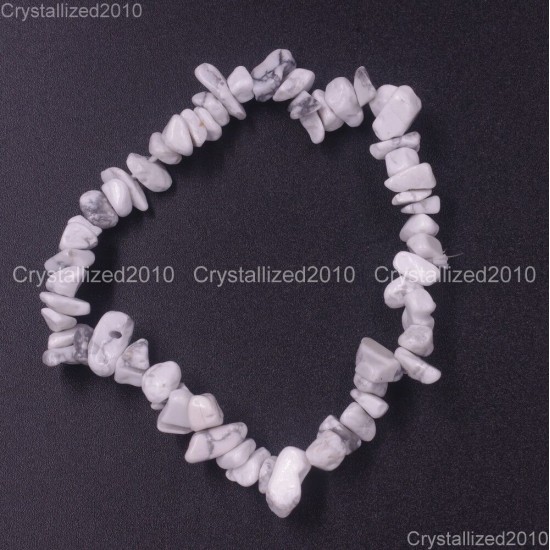 Handmade 5-8mm Mixed Natural Gemstone Chip Beads Stretchy Bracelet Healing Reiki