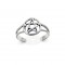 Sterling Silver (925) Adjustable  Pentagram  Toe  Ring  !!         Brand  New !!