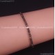Natural Faceted Round Gemstone 2mm 3mm 4mm Handmade Beads Stretchy Bracelet 925