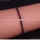 Natural Faceted Round Gemstone 2mm 3mm 4mm Handmade Beads Stretchy Bracelet 925